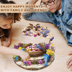 Eggflower Garden Wooden Jigsaw Puzzle