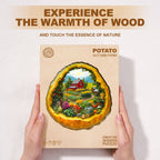 Potato Autumn Farm Wooden Jigsaw Puzzle