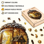 Forest secret realm Wooden Jigsaw Puzzle