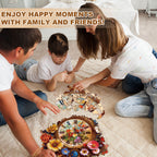 Floral Times  Wooden Jigsaw Puzzle