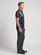 Men's Houston Texans Bull Football Stars Printed Polo Shirt