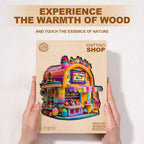 Knitting Shop Wooden Jigsaw Puzzle