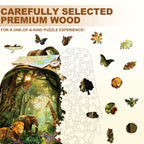 Rainforest Quest Wooden Jigsaw Puzzle