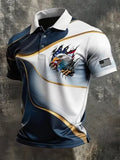 Men's 250Th Anniversary Printed Casual Polo Shirt