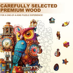 Owl Castle Wooden Jigsaw Puzzle