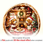 Puppy Home Wooden Jigsaw Puzzle