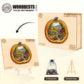 Pumpkin Summer Farm Wooden Jigsaw Puzzle
