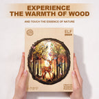 Elf Deer Wooden Jigsaw Puzzle