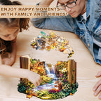Landscape in the book Wooden Jigsaw Puzzle