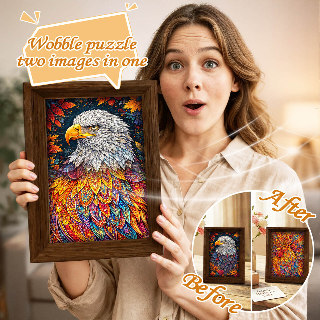 The Eagle Within - Morphing Lenticular Puzzle