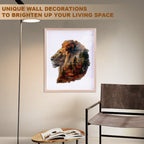 Sunset Lion Wooden Jigsaw Puzzle