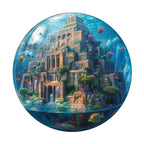 Underwater Sky Garden Wooden Jigsaw Puzzle