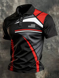 Men's 250Th Anniversary Printed Casual Polo Shirt