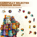 Mexican ceramics Wooden Jigsaw Puzzle