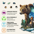 Aurora Bear Wooden Jigsaw Puzzle