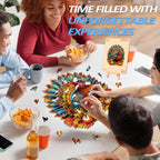 Colorful Turkey Wooden Jigsaw Puzzle