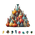 Moroccan ceramics Wooden Jigsaw Puzzle