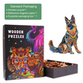 Handsome German Shepherd Wooden Jigsaw Puzzle