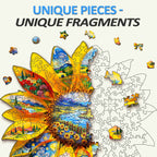 Oil on Sunflower Wooden Jigsaw Puzzle