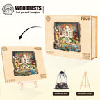 Taj Mahal Tour Wooden Jigsaw Puzzle