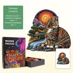 Knitted Kitten Wooden Jigsaw Puzzle