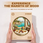 Afternoon Tea Scenery Wooden Jigsaw Puzzle