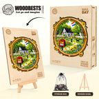 Mail Day Wooden Jigsaw Puzzle