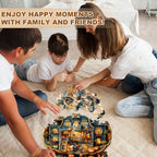 Bear's House - Halloween Wooden Jigsaw Puzzle