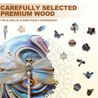 Laser Dragonfly Wooden Jigsaw Puzzle