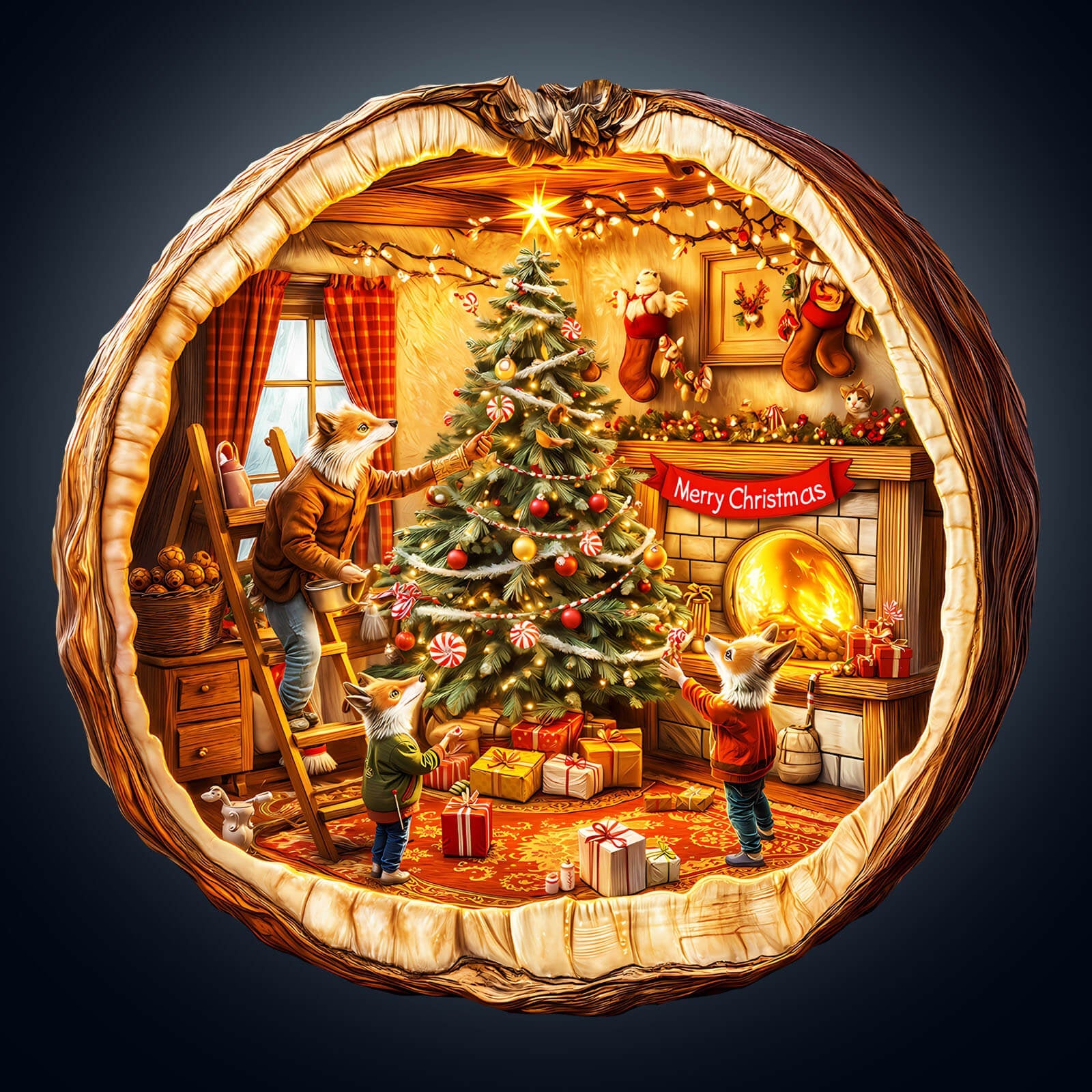 Fox House Wooden Jigsaw Puzzle