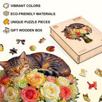 Kitten Bouquet Wooden Jigsaw Puzzle