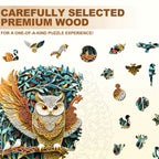 Forest Dreamers-Owl Wooden Jigsaw Puzzle