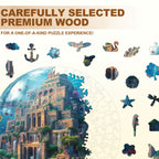 Underwater Sky Garden Wooden Jigsaw Puzzle