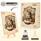 Toilet Times Wooden Jigsaw Puzzle