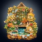 Rabbit Garden Wooden Jigsaw Puzzle