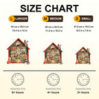 Christmas Calendar House Wooden Jigsaw Puzzle