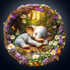 Dream Elephant Wooden Jigsaw Puzzle