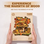 Fawn Garden Wooden Jigsaw Puzzle