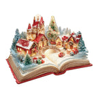 Christmas Pop-up Book Wooden Jigsaw Puzzle