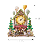 Balloon Cabin – DIY Wooden Clock, 3D Puzzle Craft Kit