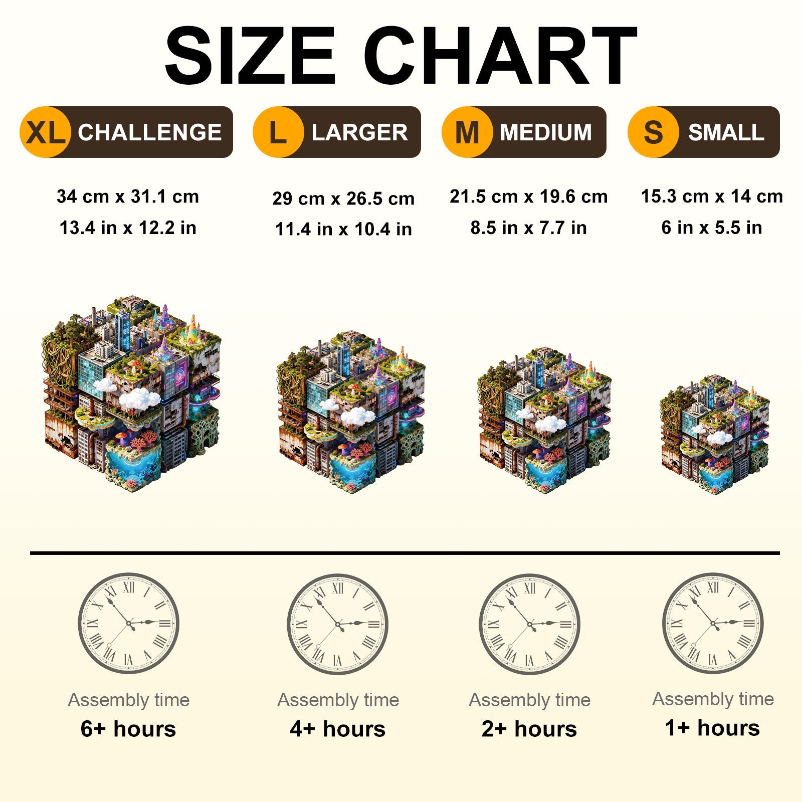 Shifting City Wooden Jigsaw Puzzle