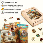 Toilet Times Wooden Jigsaw Puzzle