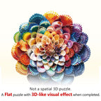 Ocean Mandala Wooden Jigsaw Puzzle