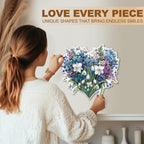 Secret Words of Spring Wooden Jigsaw Puzzle