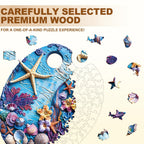 Blue Memory Wooden Jigsaw Puzzle
