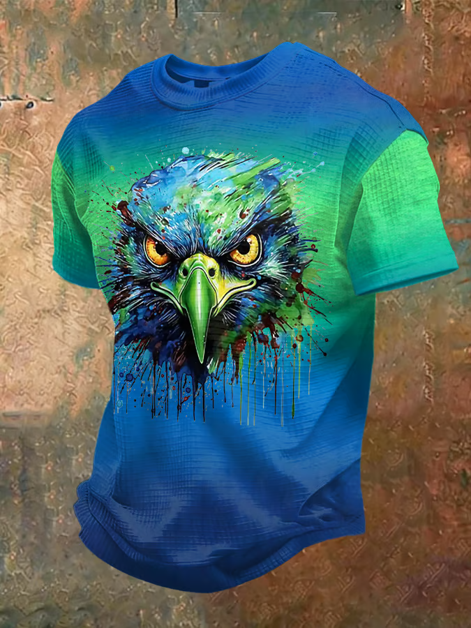 Men's Football Print Short-Sleeve T-Shirt