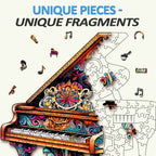 Touching Piano Wooden Jigsaw Puzzle