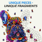 French Bulldog-2 Wooden Jigsaw Puzzle