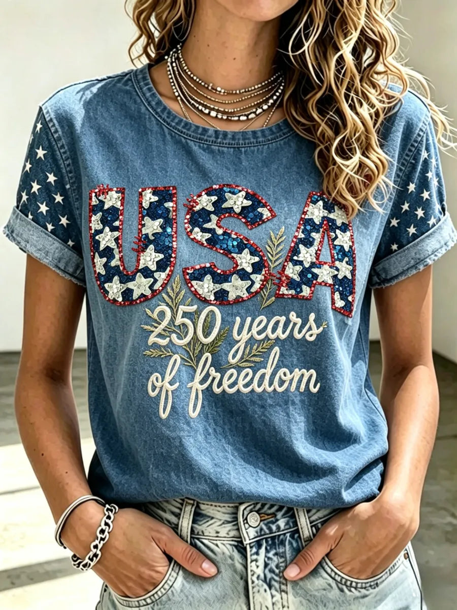Women's 250th Anniversary Printed T-shirt