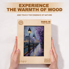 Paris In The Rain Wooden Jigsaw Puzzle